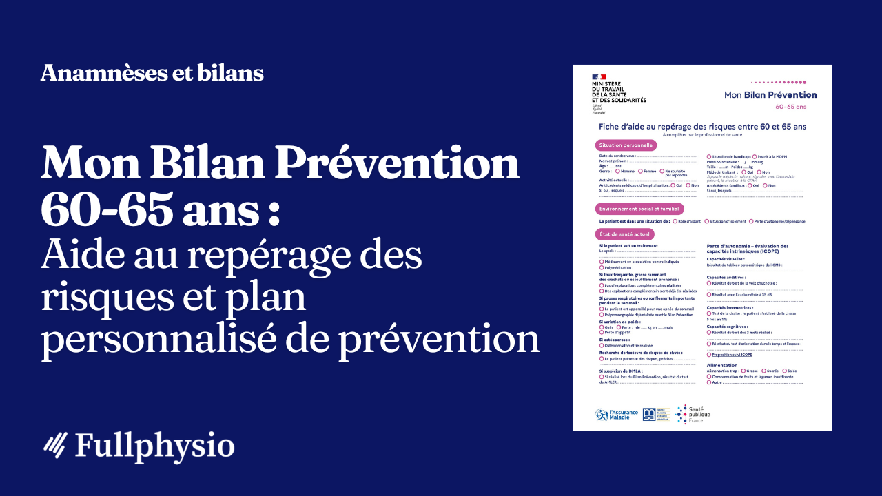 Vignette de la fiche d'aide au repérage des risques, Mon Bilan Prévention 60-65 ans