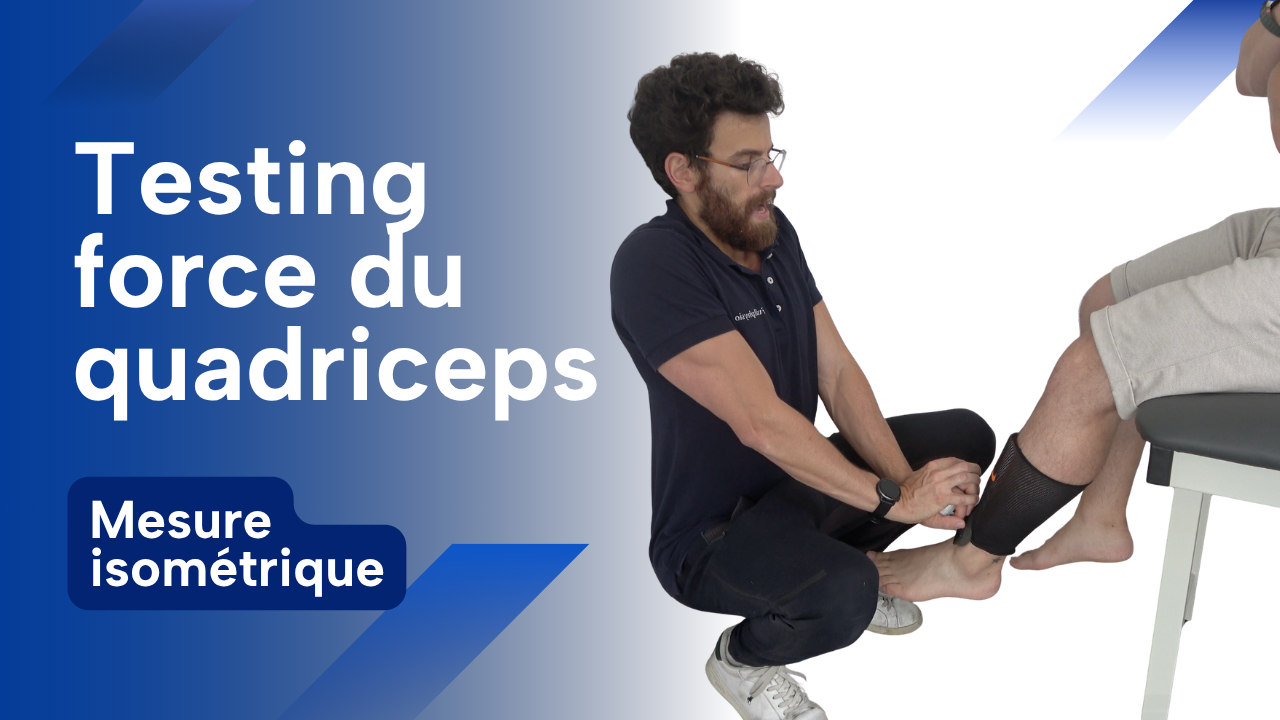 Vignette du test de force isométrique du quadriceps