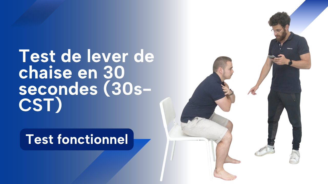 Vignette du test de lever de chaise chronométré sur 30 secondes