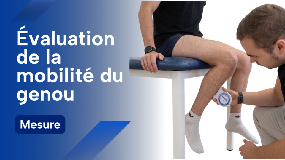Vignette du guide d'évaluation goniométrique des amplitudes du genou
