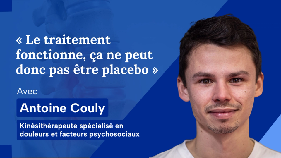 Vignette de la capsule d'Antoine Couly sur l'effet placebo