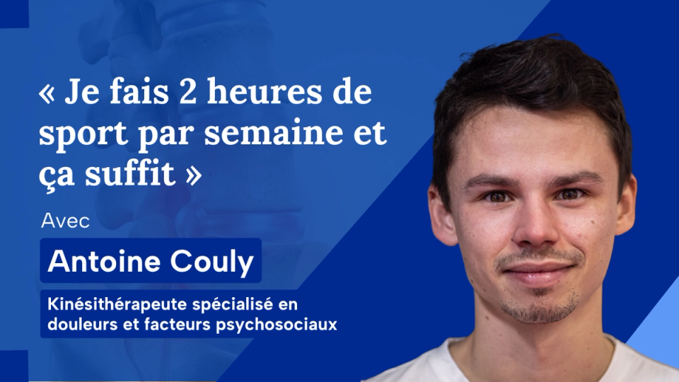 Vignette de la capsule d'Antoine Couly sur la sédentarité malgré le sport hebdomadaire