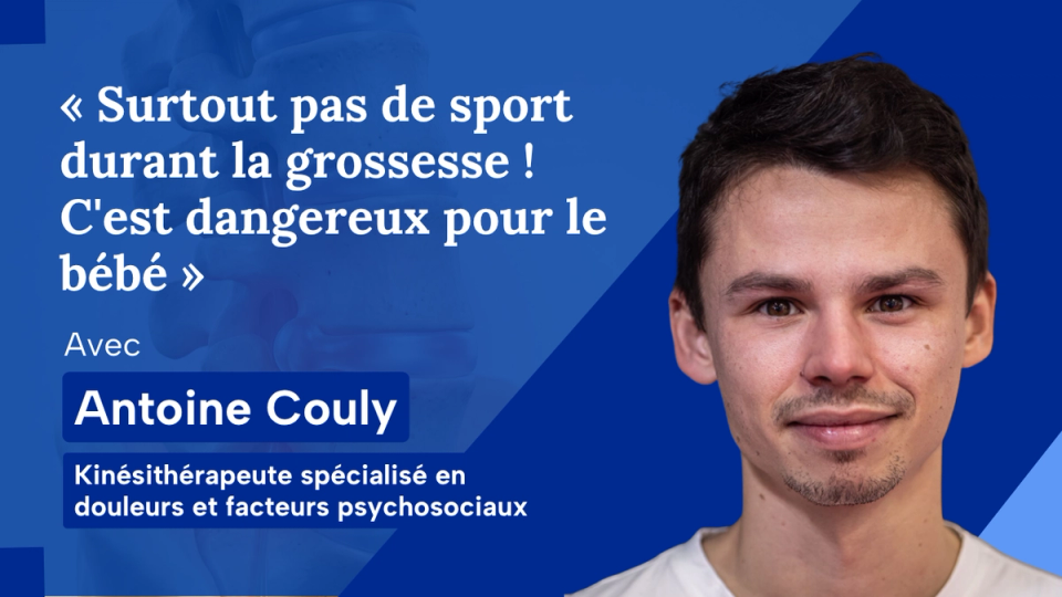 Vignette de la capsule d'Antoine Couly sur l'activité physique pendant la grossesse