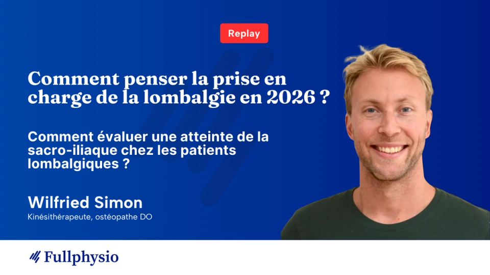 Wilfried Simon présente l'évaluation de l'articulation sacro-iliaque