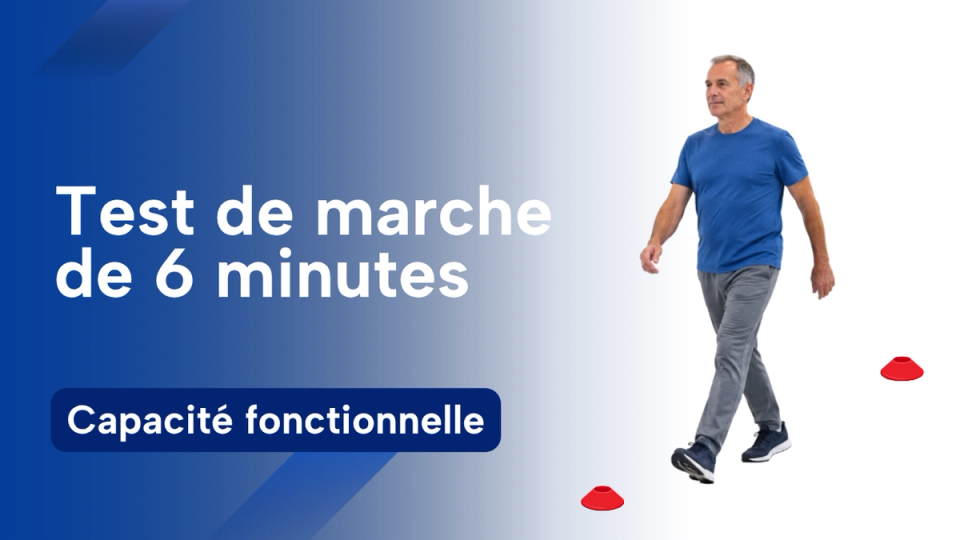 Vignette du test de marche de 6 minutes en couloir